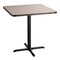 National Public Seating NPS Cafe Table, 36 Square, X Base, 36 Height CT33636XCGY - alternate 1